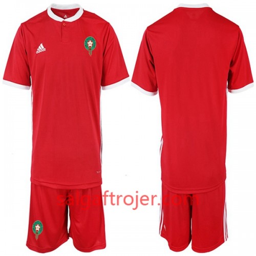 Marocko Fodboldtrøjer Børn Hjemmebanesæt VM 2018 Marocko Fodboldtrøjer Børn Hjemmebanesæt VM 2018